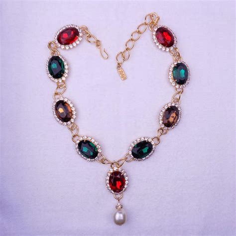 yves saint laurent necklace vintage